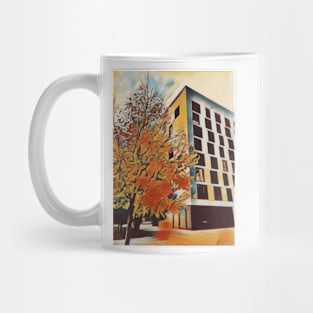 Angular building abstract design Mug